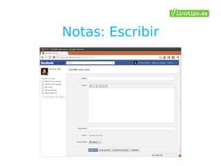 Notas: Escribir
 