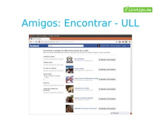 Amigos: Encontrar - ULL
 