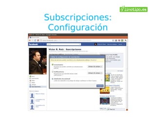 Subscripciones:
 Configuración
 