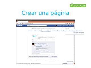 Crear una página
 