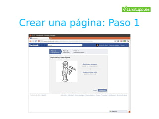 Crear una página: Paso 1
 