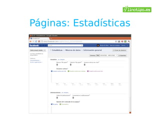Páginas: Estadísticas
 