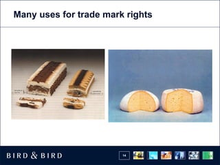 Many uses for trade mark rights




                        14
 