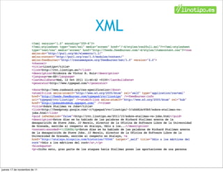 XML




jueves 17 de noviembre de 11
 