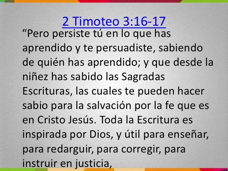 Regresemos A La Palabra Porque La Iglesia Es Columna Y