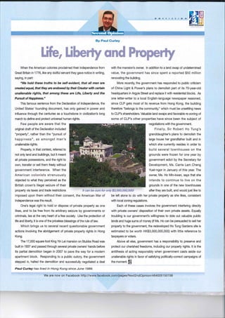 Life, Liberty and Property