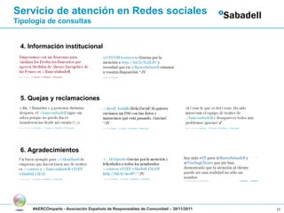 4.  Información institucional 5. Quejas y reclamaciones 6.  Agradecimientos #AERCOmparte - Asociación Española de Responsa...
