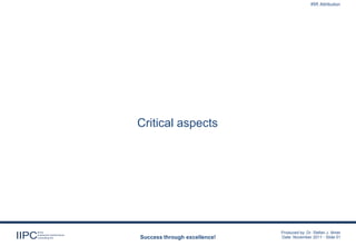 IRR attribution / profit and loss attribution | PDF
