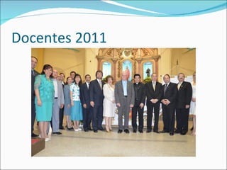Docentes 2011
 