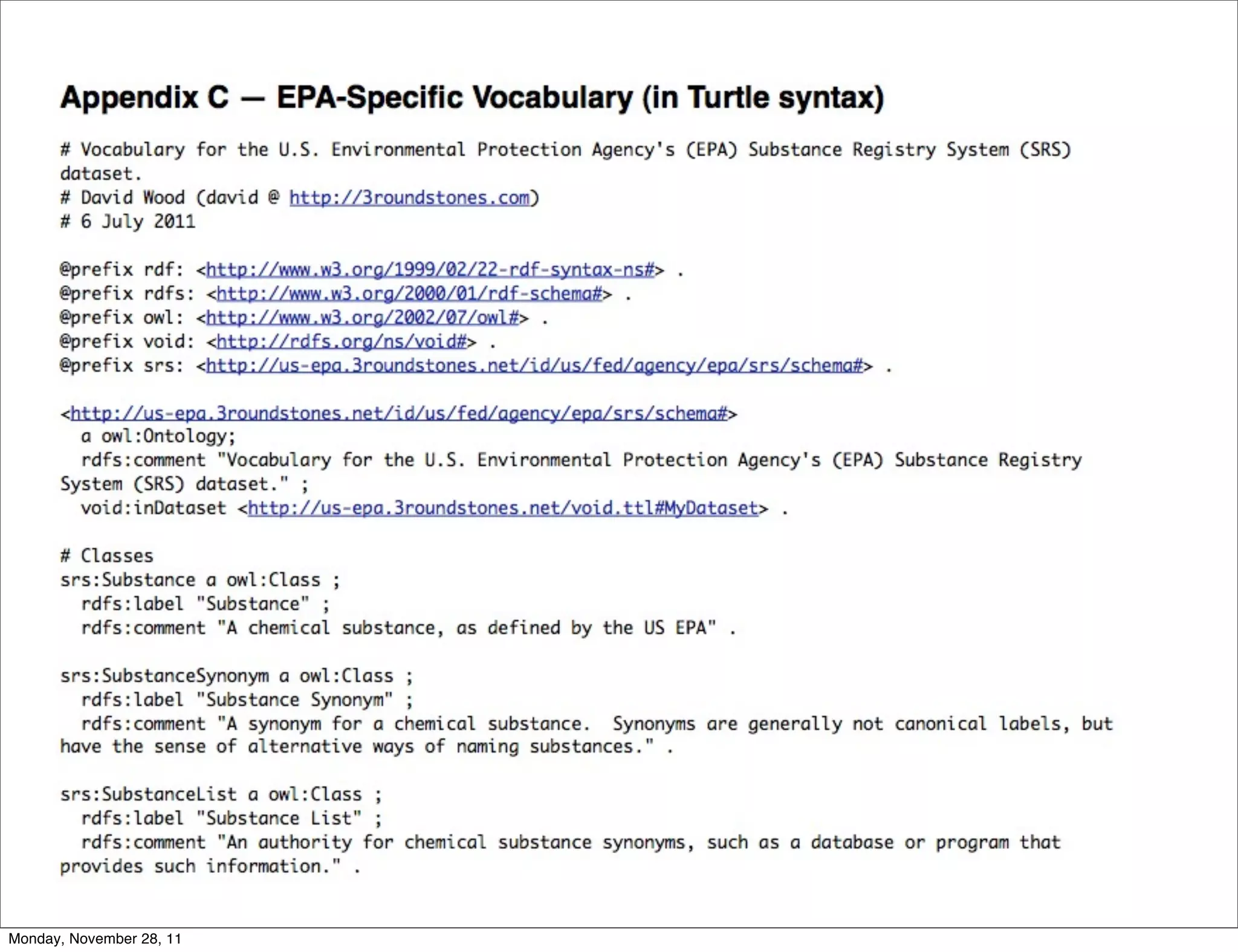 Monday, November 28, 11
 
