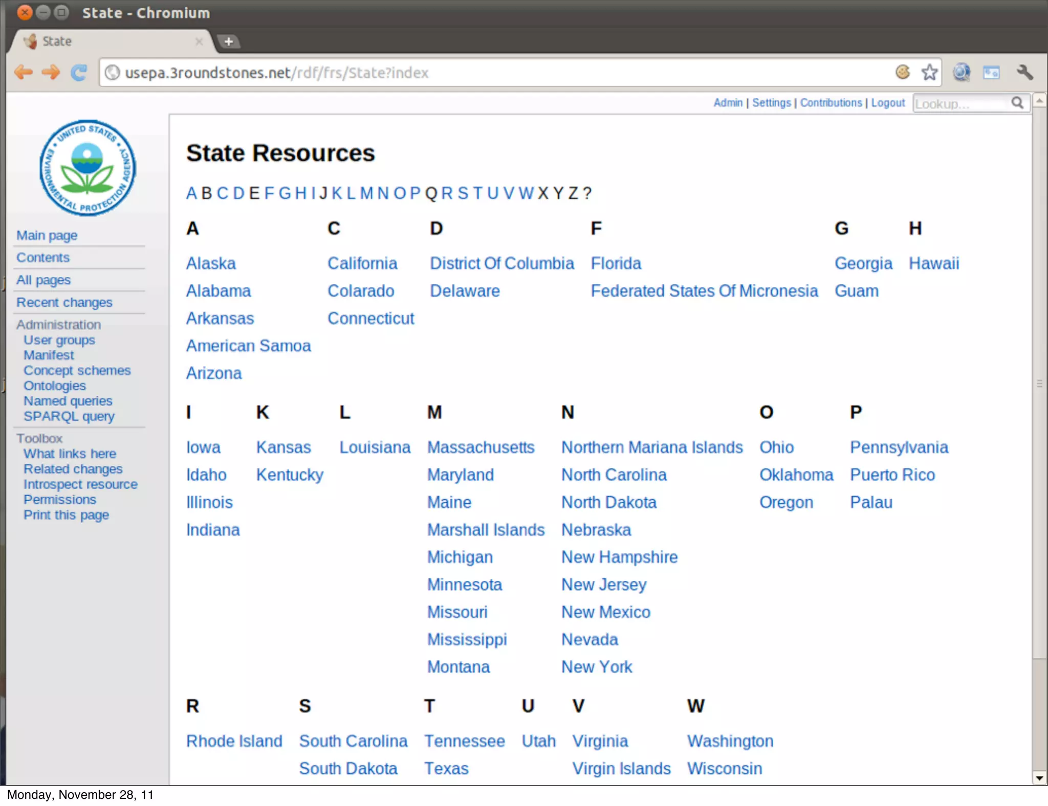 Monday, November 28, 11
 