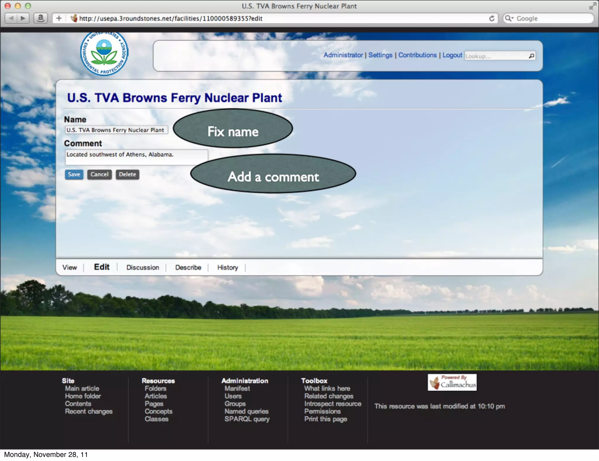 Monday, November 28, 11
 