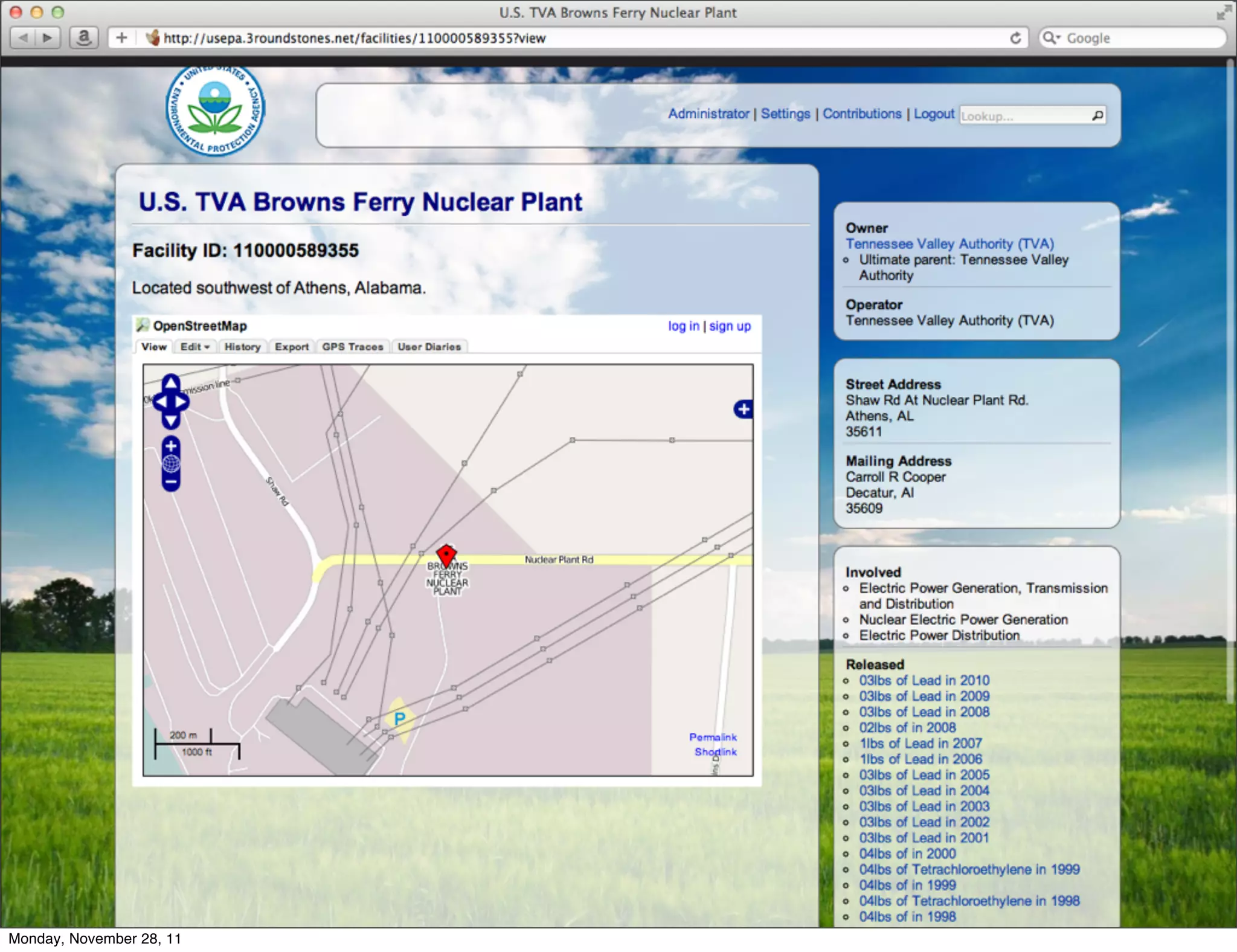 Monday, November 28, 11
 