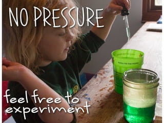 NO PRESSURE


feel free to
experiment
 