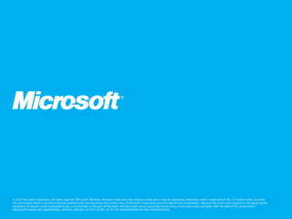 2011年マイクロソフト テクノロジー振り返り～開発編～