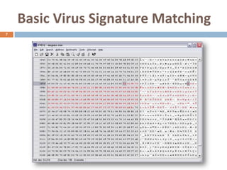Basic Virus Signature Matching
7
 