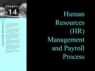 Human Resources (HR) Management and Payroll Process 