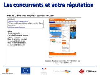 Les concurrents et votre réputationLes concurrents et votre réputation
 