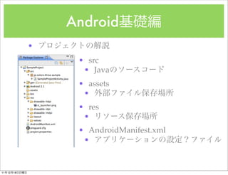 Android
               ?
                    ? src
                     ? Java
                    ? assets
                     ?
                    ? res
                     ?
                    ? AndroidManifest.xml
                     ?


11   12   18
 