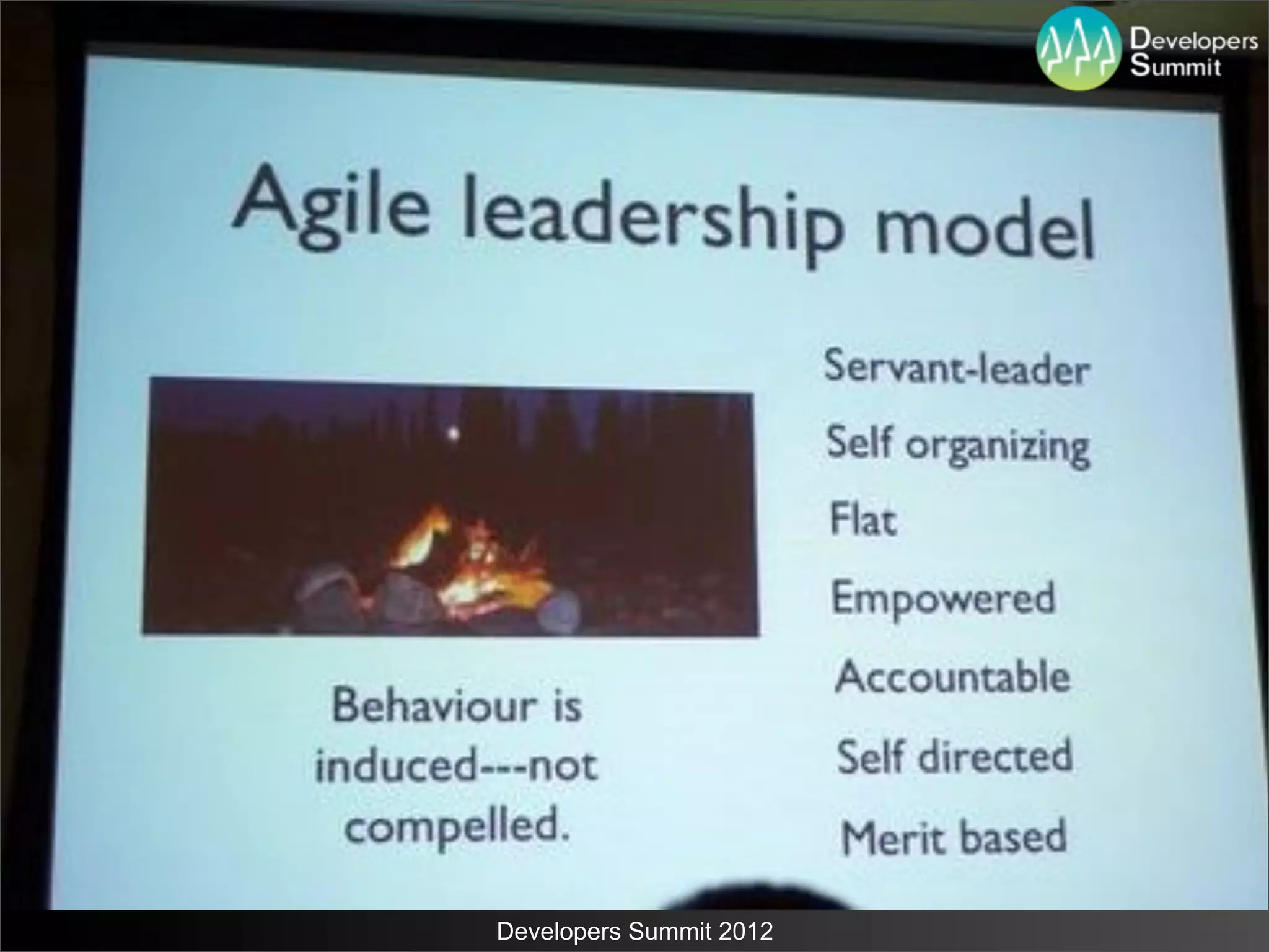 Developers Summit 2012
 