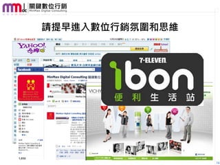 請提早進入數位行銷氛圍和思維




                 14
 
