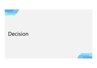 Decision
 
