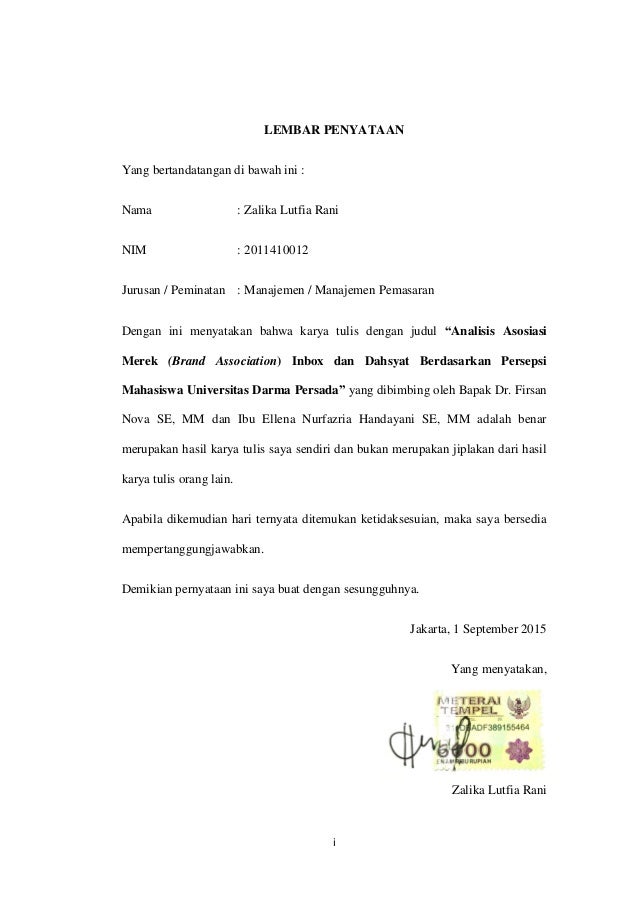 Analisis Asosiasi Merek Brand Association Inbox Dan Dahsyat Berdasa