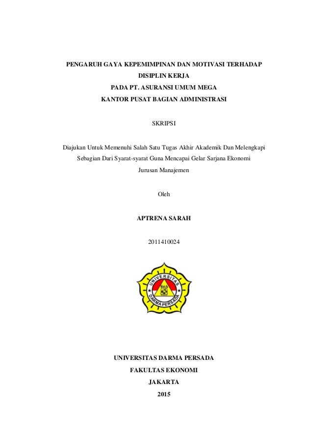 Pdf Proposal Pengaruh Gaya Kepemimpinan Terhadap Kinerja Pegawai Pada Biro Administrasi Universitas Hasanuddin Makassar A N W A R Gafuri Rachman Academia Edu