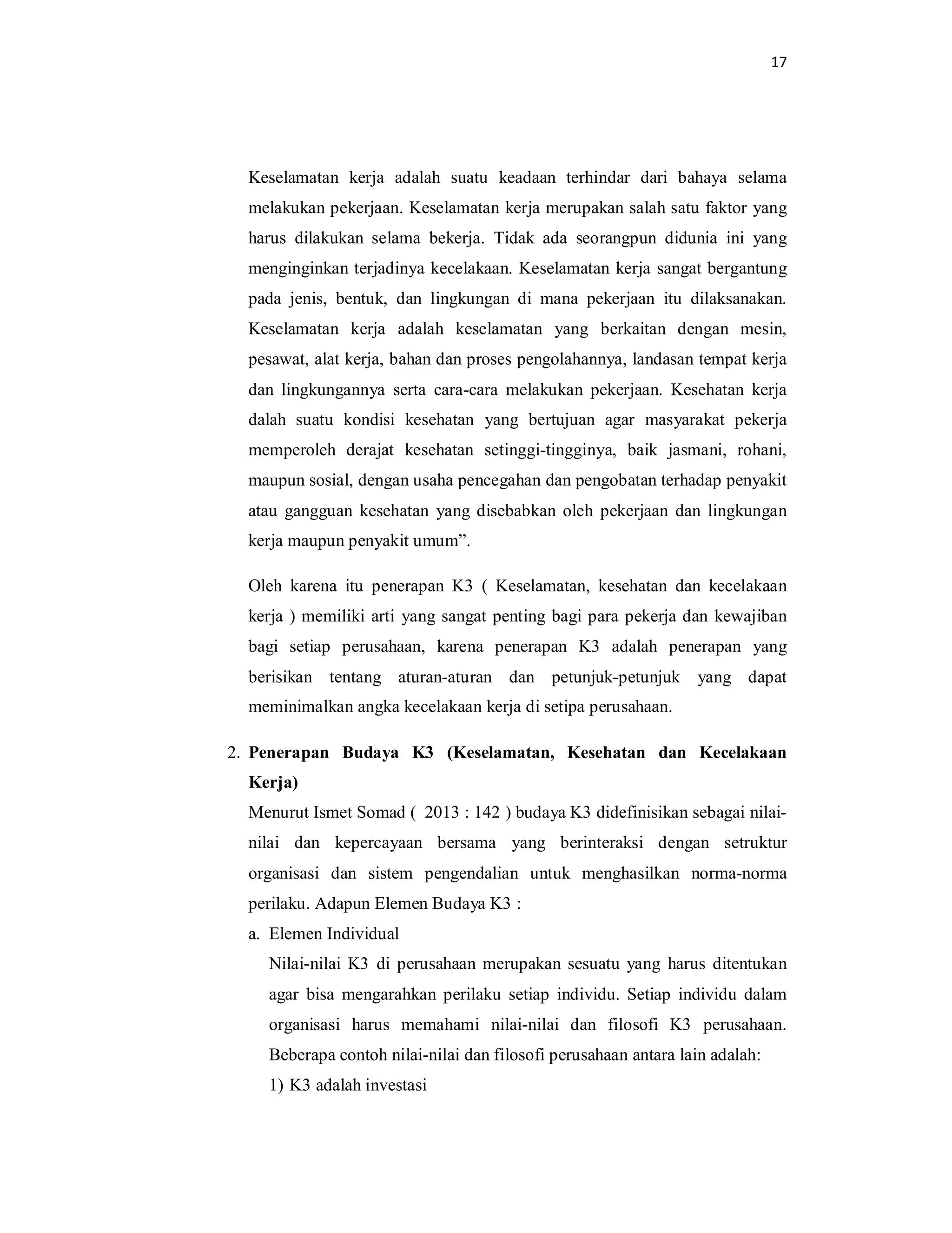 PENGARUH KEPEMIMPINAN DAN PENERAPAN K3 (KESELAMATAN, KESEHATAN ...