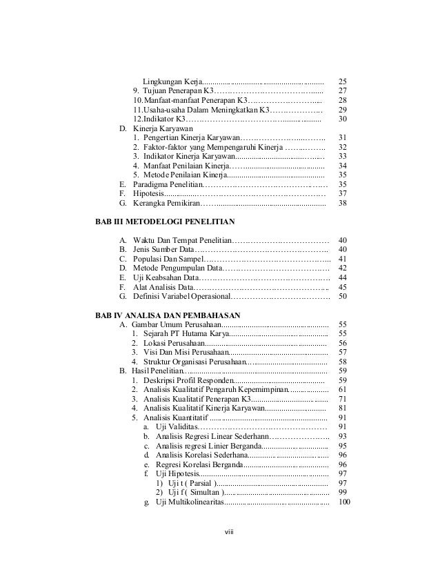 PENGARUH KEPEMIMPINAN DAN PENERAPAN K3 (KESELAMATAN ...