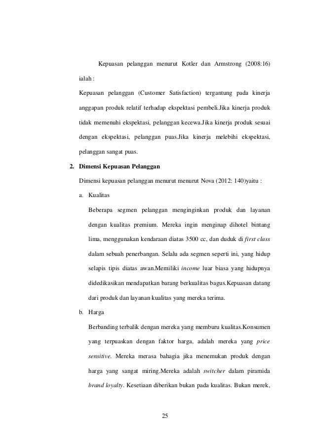 PENGARUH HARGA DAN KUALITAS PELAYANAN TERHADAP KEPUASAN 
