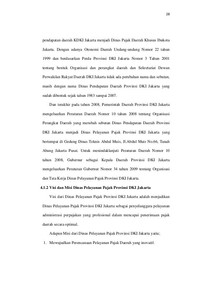 Efektivitas Pemungutan Pajak Kendaraan Bermotor Dalam Rangka Meningka