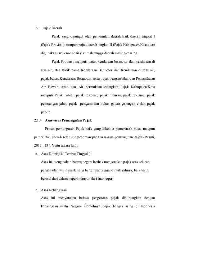 Pengaruh Pemungutan Pajak Restoran Pajak Hotel Dan Pajak Hiburan Da