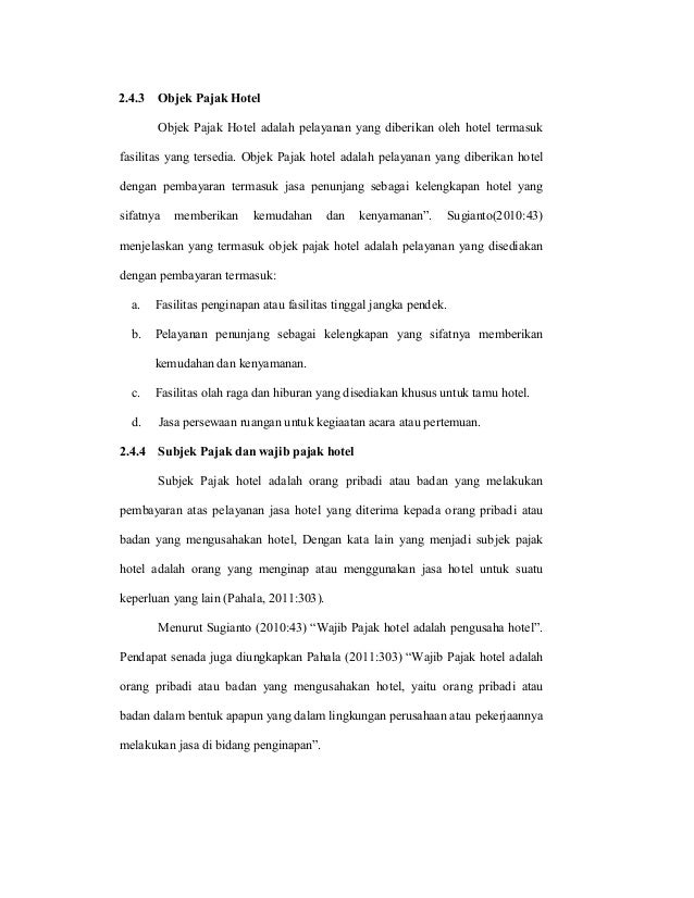 Pengaruh Pemungutan Pajak Restoran Pajak Hotel Dan Pajak Hiburan Da