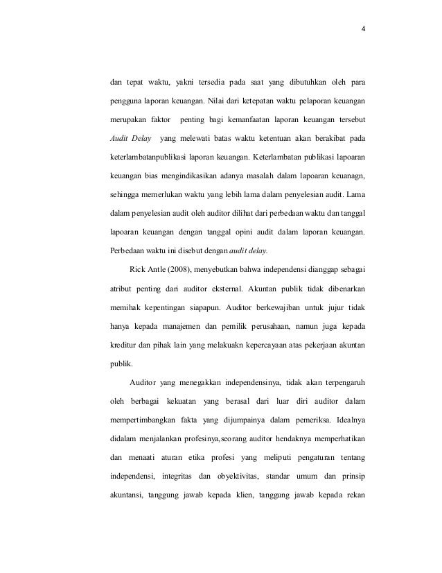 laporan terhadap management auditor letter pengaruh INDEPENDENSI DAN ETIKA AUDITOR, PENGARUH PROFESIONALISME,