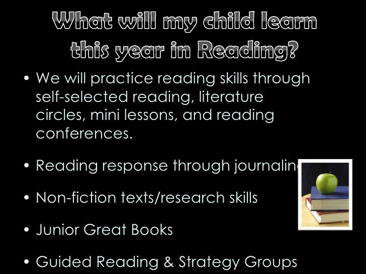 2011 4th Grade Curriculum Night