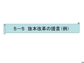 ５－５　抜本改革の提言(例)




                 248
 