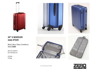 Classic Small Polycarbonate Framed Attachstyle ZRA11Available in Black, Blue, SilverRetail $35016.2 x 13 x 3.5 in41  x  33  x  9  cm3.8 Lbs.1.7 Kg.Key Features:Lightweight, Durable   Polycarbonate ShellsClassic Halliburton Styling