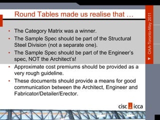 CISC Architecturally Exposed Structural Steel | PPTX
