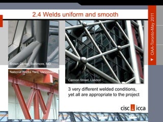 CISC Architecturally Exposed Structural Steel | PPTX