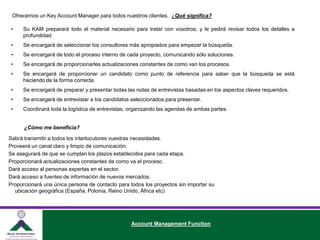 Antal brinda un servicio altamente capacitado y específico en todas las disciplinas y sectores