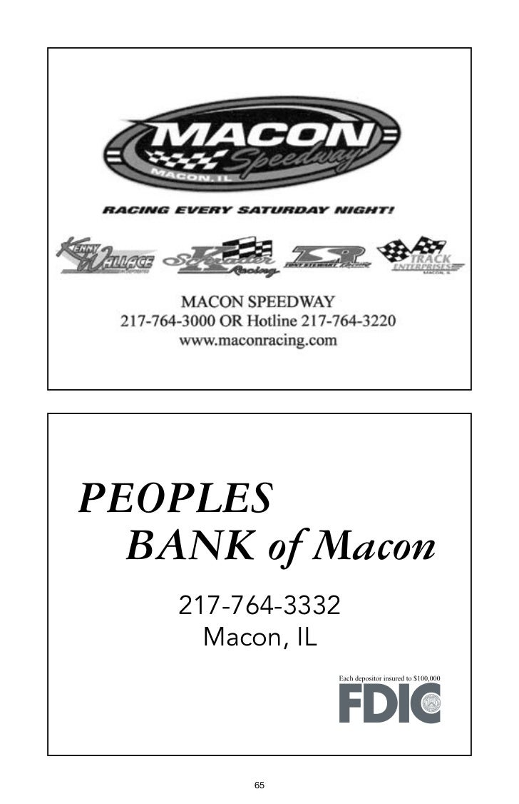 2011 Blue Mound Fall Festival Booklet