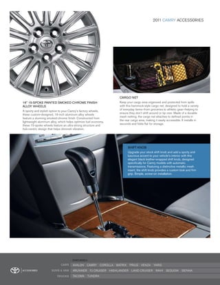 2011 toyota 2024 camry accessories