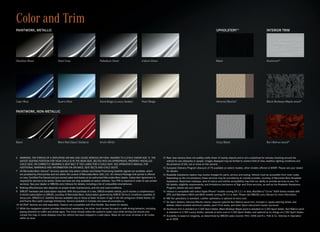 Color and Trim
PAINTWORK, METALLIC                                                                                                                                                                          UPHOLSTERY16                                   INTERIOR TRIM




Obsidian Black                          Steel Grey                              Palladium Silver                         Iridium Silver                                                      Black                                          Aluminum18




Capri Blue                              Quartz Blue                             Sand Beige (Luxury Sedan)                Pearl Beige                                                         Almond/Mocha17                                 Black Birdseye Maple wood18


PAINTWORK, NON-METALLIC




Black                                   Mars Red (Sport Sedans)                 Arctic White                                                                                                 Grey/Black                                     Burl Walnut wood18




6	 WARNING: THE FORCES OF A DEPLOYING AIR BAG CAN CAUSE SERIOUS OR FATAL INJURIES TO A CHILD UNDER AGE 13. THE                             12	 Rear view camera does not audibly notify driver of nearby objects and is not a substitute for actively checking around the
    SAFEST SEATING POSITION FOR YOUR CHILD IS IN THE REAR SEAT, BELTED INTO AN APPROPRIATE, PROPERLY INSTALLED                                 vehicle for any obstacles or people. Images displayed may be limited to camera field of view, weather, lighting conditions and
    CHILD SEAT, OR CORRECTLY WEARING A SEAT BELT IF TOO LARGE FOR A CHILD SEAT. SEE OPERATOR’S MANUAL FOR                                      the presence of dirt, ice or snow on the camera.
    ADDITIONAL WARNINGS AND INFORMATION ON AIR BAGS, SEAT BELTS AND CHILD SEATS.                                                           13	 European Delivery Program discount of 7% available on select models, other models offered at MSRP. Please see your dealer
7	 All Mercedes-Benz mbrace™ services operate only where cellular and Global Positioning Satellite signals are available, which                for details.
    are provided by third parties and not within the control of Mercedes-Benz USA, LLC. An mbrace Package trial period is offered          14	 Roadside Assistance repairs may involve charges for parts, service and towing. Vehicle must be accessible from main roads.
    on new, Certified Pre-Owned and pre-owned sales and leases at an authorized Mercedes-Benz dealer. Subscriber Agreement is                  Depending on the circumstance, these services may be provided by an outside provider, courtesy of Mercedes-Benz Roadside
    required for service to be active. Some services are only available on select vehicles. Your PIN is required in order to use certain       Assistance. Restricted roadways, acts of nature and vehicle accessibility may limit our ability to provide services to you. For
    services. See your dealer or MBUSA.com/mbrace for details, including a list of compatible smartphones.                                     full details, eligibility requirements, and limitations/exclusions of Sign and Drive services, as well as the Roadside Assistance
8	 Braking effectiveness also depends on proper brake maintenance, and tire and road conditions.                                               Program, please see your dealer.
9	 SIRIUS® hardware and subscription required. With the purchase of a new, SIRIUS-enabled vehicle, you’ll receive a complimentary          15	 mbrace is compatible with select Apple iPhone® models running OS 2.2.1 or later, BlackBerry® Curve™ 8300 Series models with
    6-month subscription to SIRIUS, courtesy of Mercedes-Benz. Subscription governed by SIRIUS Terms  Conditions available at                 GPS, and Blackberry 8820 and 8830 models running OS 4.5 or later. Please visit MBUSA.com/mbrace for more information.
    sirius.com. SIRIUS U.S. Satellite Service available only to those at least 18 years of age in the 48 contiguous United States, DC      16	 MB‑Tex upholstery is standard. Leather upholstery is optional at extra cost.
    and Puerto Rico (with coverage limitations). Service available in Canada; see www.siriuscanada.ca.                                     17	 On Sport Sedans, Almond/Mocha interior requires optional Burl Walnut wood trim, includes 4–spoke steering wheel, and
10	 All iPod® devices are sold separately. Feature not compatible with iPod Shuffle. See dealer for details.                                   deletes rubber-studded aluminum pedals, sport front seats, and silver Sport instrument cluster surround.
11	 While the navigation system provides directional assistance, the driver must remain focused on safe driving behavior, including        18	 Aluminum trim is standard on C 300 Sport Sedan. Black Birdseye Maple wood is standard on C 350 Sport Sedan. Burl Walnut wood 
    paying attention to traffic and street signs. The driver should utilize the system’s audio cues while driving and should only              is standard on C 300 Luxury Sedan, optional at extra cost on C 300 Sport Sedan, and optional at no charge on C 350 Sport Sedan.
    consult the map or visual displays once the vehicle has been stopped in a safe place. Maps do not cover all areas or all routes        19	 Durability is based on longevity, as determined by MBUSA sales records 1952–2008 and R.L. Polk  Co. Vehicles In Operation
    within an area.                                                                                                                            as of 2008.
 