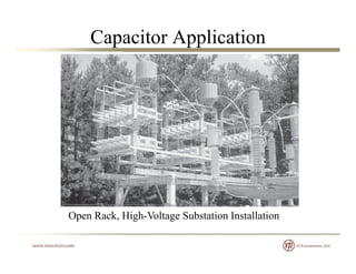 Capacitor Application
Open Rack, High-Voltage Substation Installation
 