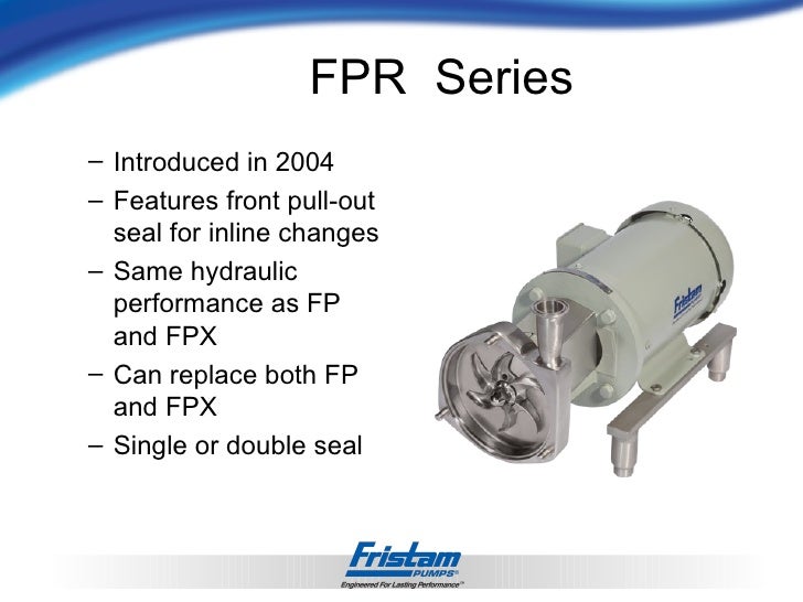 Fristam Centrifugal pumps