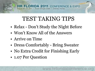 Sample Test Question