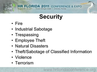 ORGANIZATIONAL LEVELClassification & CompensationCreation of Job Families Pay Equity