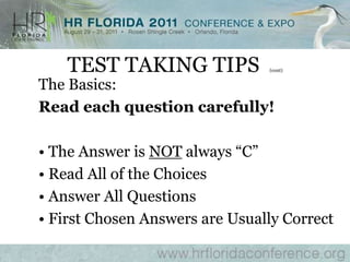 Exam and DeadlinesHRCI Certification HandbookHR Certification Institute1800 Duke Street · Alexandria, Virginia 22314US Toll Free +1.866.898.4724HR Certification Institute is an affiliate of the Society for Human Resource Managementwww.hrci.org