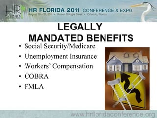 ECONOMIC FACTORS THAT   IMPACT COMPENSATION SYSTEMInflation – COLA’sSalary CompressionInterest RatesForeign CompetitionWage/Price SpiralEconomic GrowthProductivity/Labor Market Trends